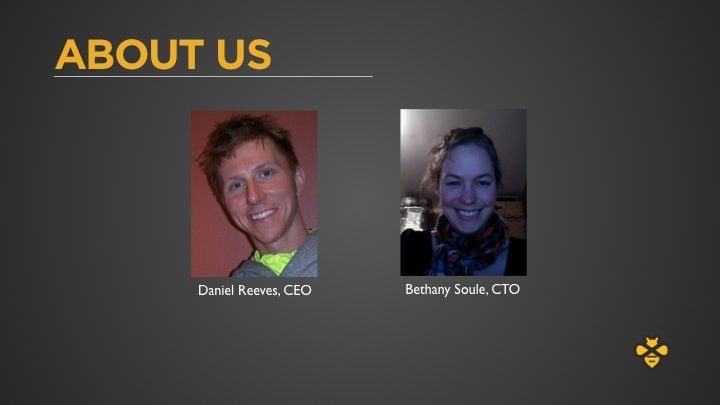 About Us Slide 12 from Portland Seed Fund demo day