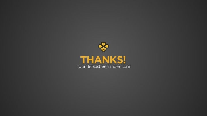 Thanks Slide 14 from Portland Seed Fund demo day