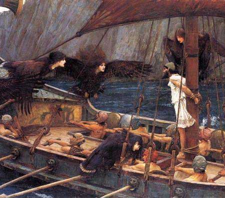 Odysseus tying himself to the mast is the quintessential commitment device; it's also the masthead image for OvercomingBias Odysseus and the Sirens, by John Waterhouse