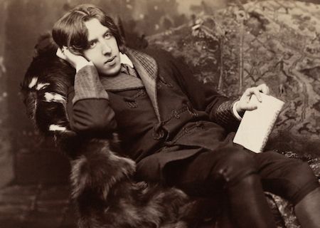 This guy wrote a few things Oscar Wilde looking bored